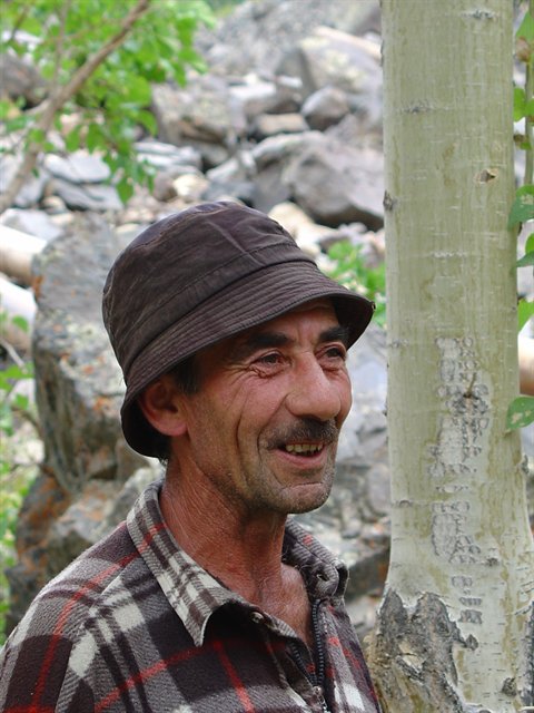 Tajikistani man smiling